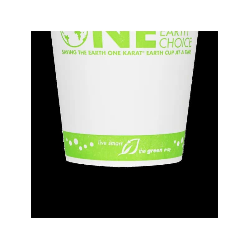 Karat Earth Hot Cup 12 FLOZ Paper White 1000/Case
