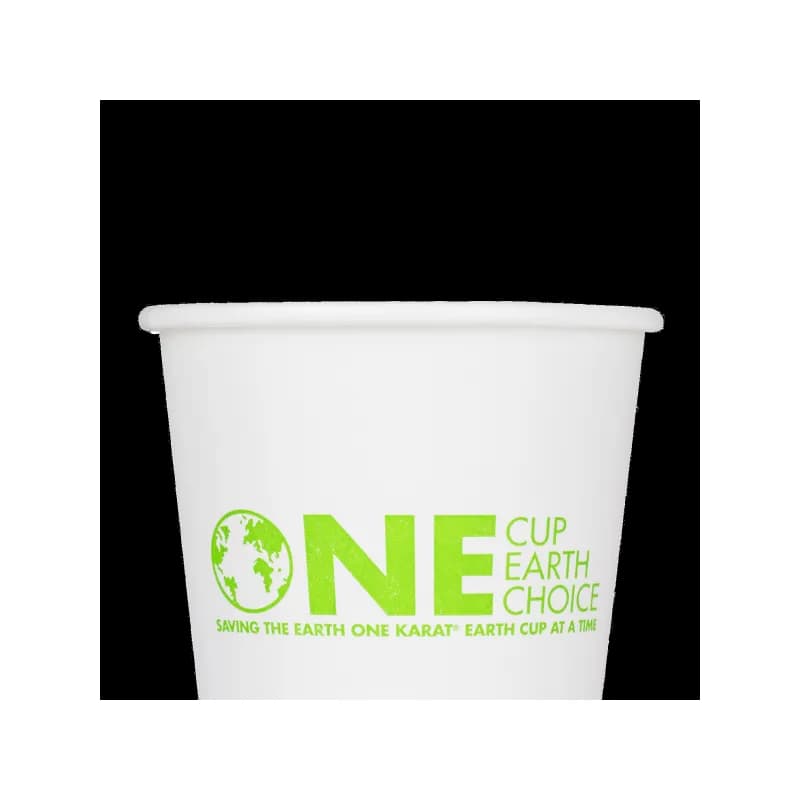 Karat Earth Hot Cup 12 FLOZ Paper White 1000/Case