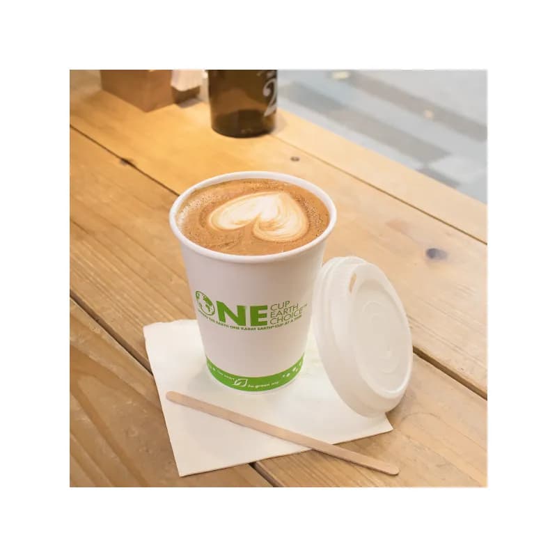 Karat Earth Hot Cup 12 FLOZ Paper White 1000/Case
