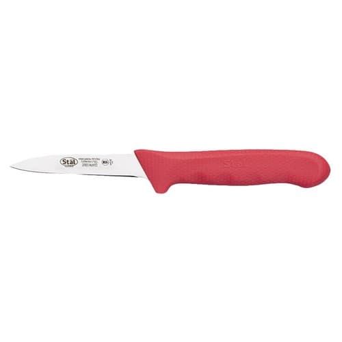 Paring Knife 7.25X1 IN Stainless Steel Red 2/Pack