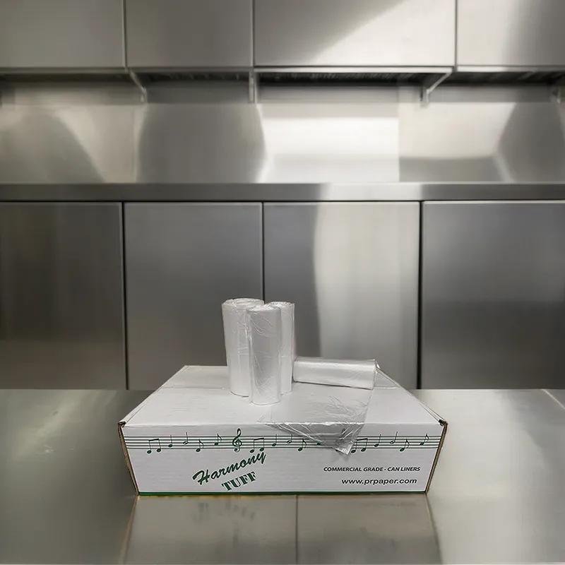 Liner 33X39 IN 33 GAL Clear LDPE 1MIL 250/Case