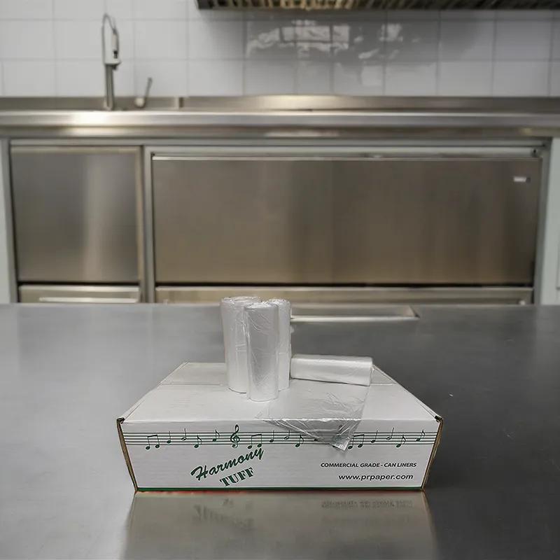 Liner 33X39 IN 33 GAL Clear LDPE 1MIL 250/Case