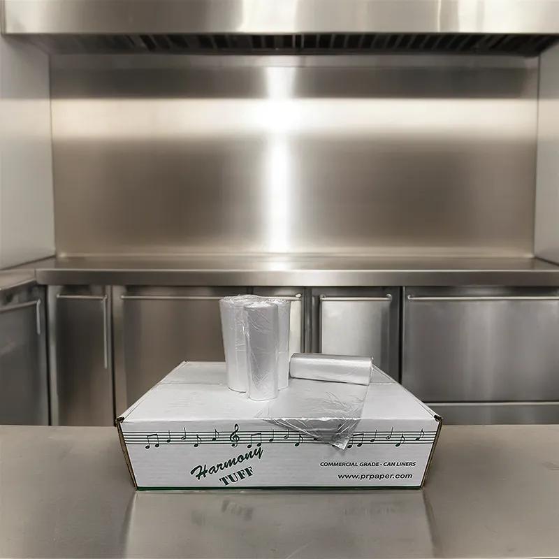 Liner 33X39 IN 33 GAL Clear LDPE 1MIL 250/Case