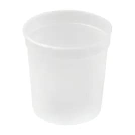 Deli Container Base 8 OZ Plastic Natural 500/Case