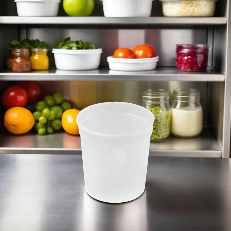 Deli Container Base 8 OZ Plastic Natural 500/Case