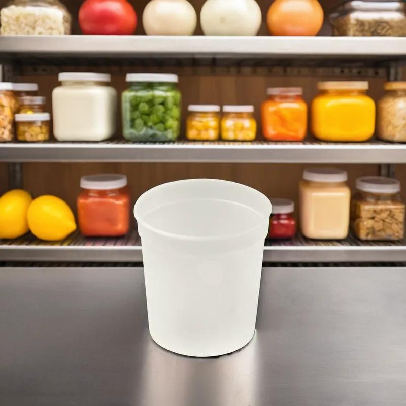 Deli Container Base 8 OZ Plastic Natural 500/Case