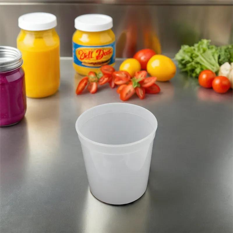 Deli Container 64 OZ Plastic Translucent 250/Case