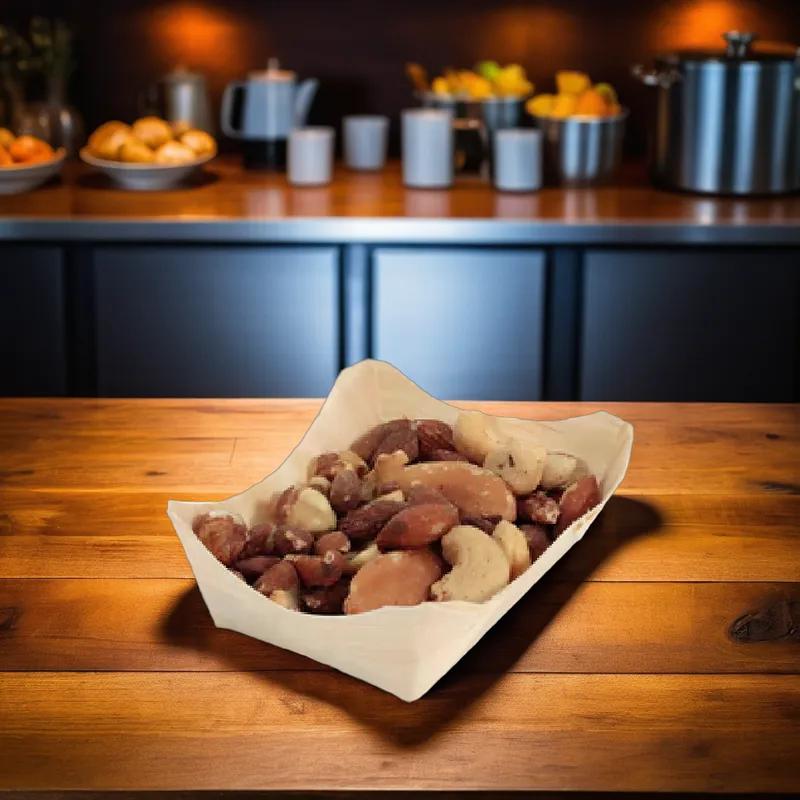 Food Tray 2 IN Wood Boat 500/Case