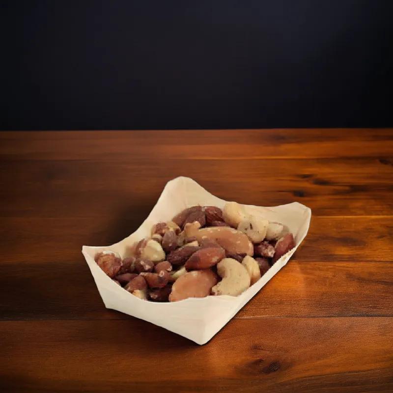 Food Tray 2 IN Wood Boat 500/Case