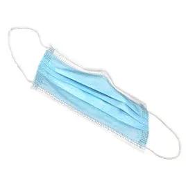 Mask Blue 3PLY Disposable Ear Loop 50 Count/Bag 1 Bags/Case