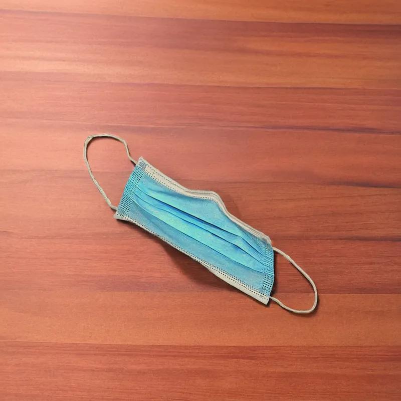 Mask Blue 3PLY Disposable Ear Loop 50 Count/Bag 1 Bags/Case