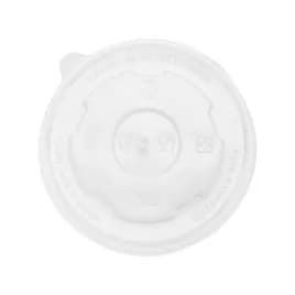 Karat® Lid 5 IN PP Translucent For 20 OZ Food Container Flat Vented 50 Count/Pack 12 Packs/Case 600 Count/Case