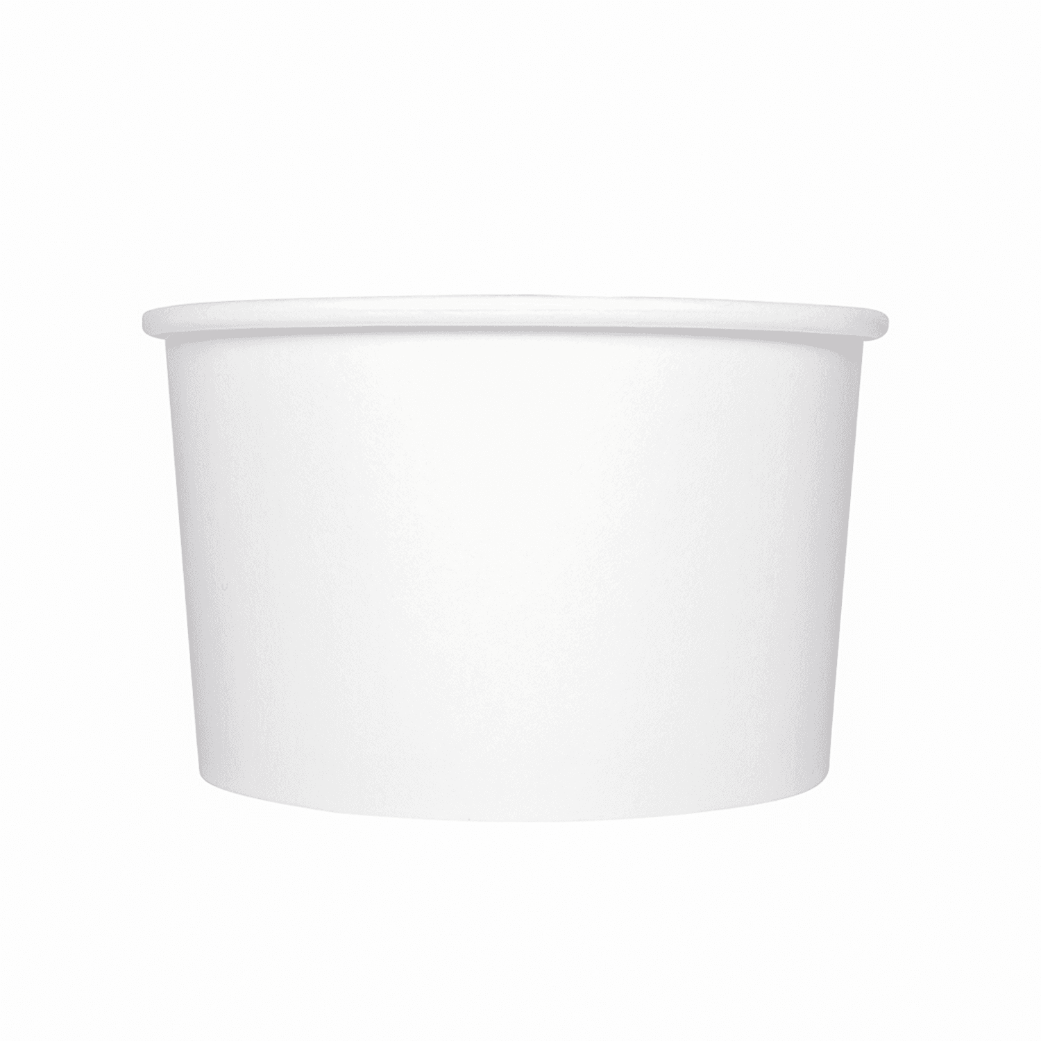 Karat® Food Container Base 20 FLOZ Double Wall Poly-Coated Paper White Poly Coated Inside 600/Case