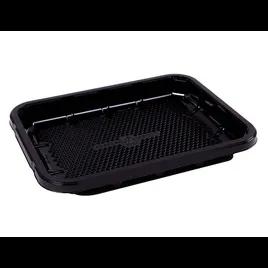 #4D Meat Tray 9.25X7.25X1.13 IN APET Black 300/Case