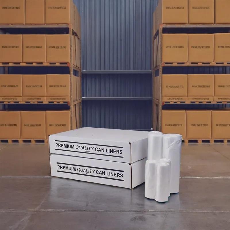 Liner 20X22 IN 7 GAL Natural HDPE 6MIC Coreless Economy 2000/Case