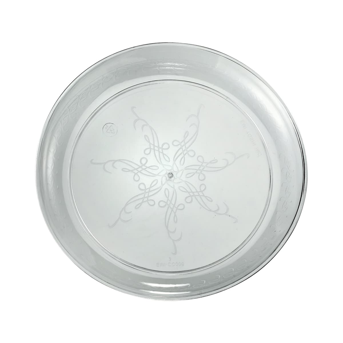 Plate 6 IN Plastic Clear Round 240/Case