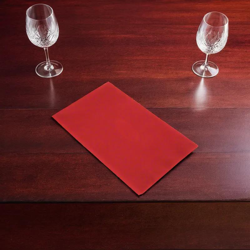 Dinner Napkins 15X17 IN Red 2PLY 1/8 Fold 1000/Case