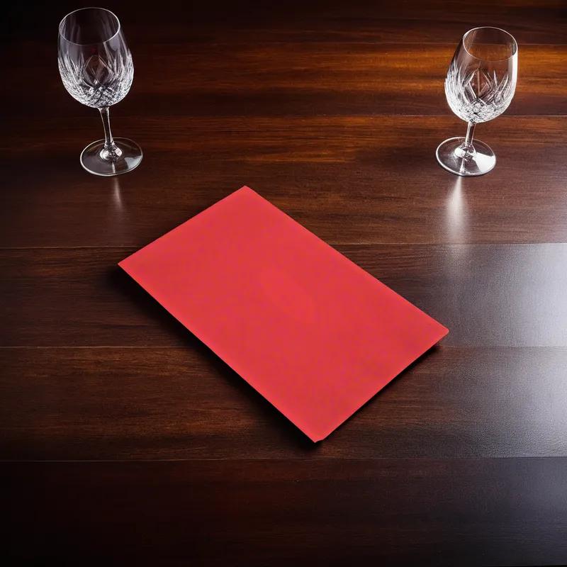 Dinner Napkins 15X17 IN Red 2PLY 1/8 Fold 1000/Case
