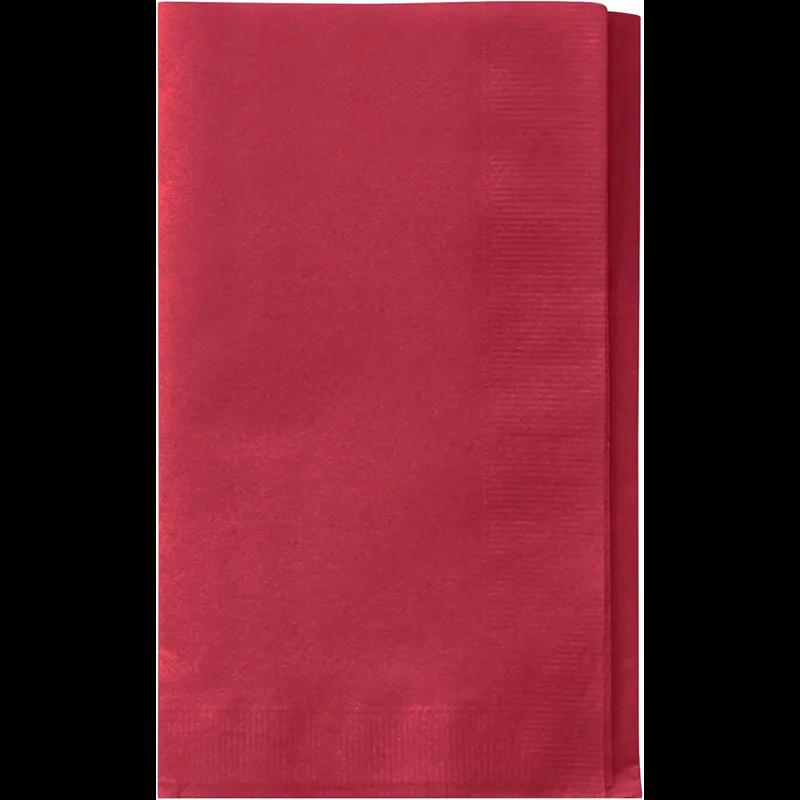 Dinner Napkins 15X17 IN Maroon 2PLY 1/8 Fold 1000/Case