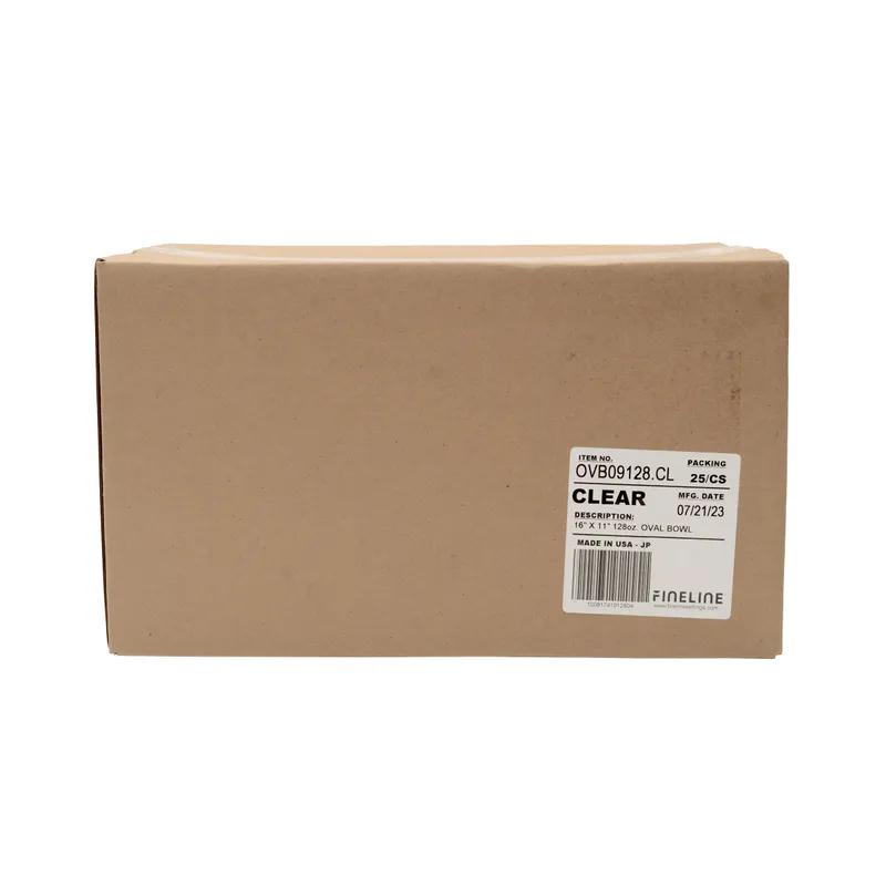 Platter Pleasers Bowl 128 OZ PS Clear Oval 25/Case