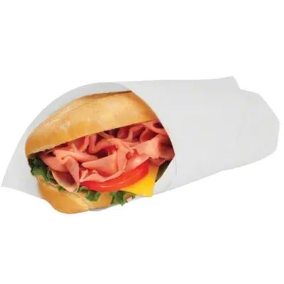 Bagcraft® Sandwich Wrap 6X6 IN White 10000/Case