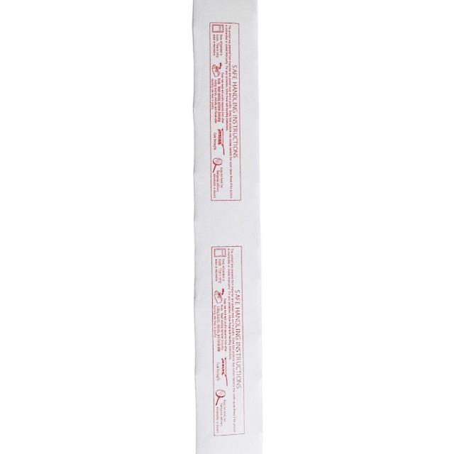 Safe Handling Tape 1.5 IN 500 Count/Pack 20 Packs/Case 10000 Count/Case