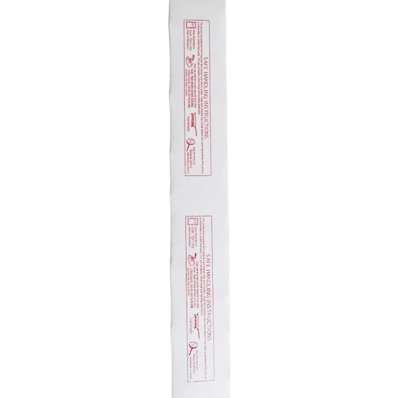 Safe Handling Tape 1.5 IN 500 Count/Pack 20 Packs/Case 10000 Count/Case