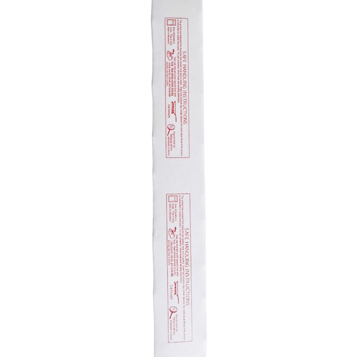 Safe Handling Tape 1.5 IN 500 Count/Pack 20 Packs/Case 10000 Count/Case