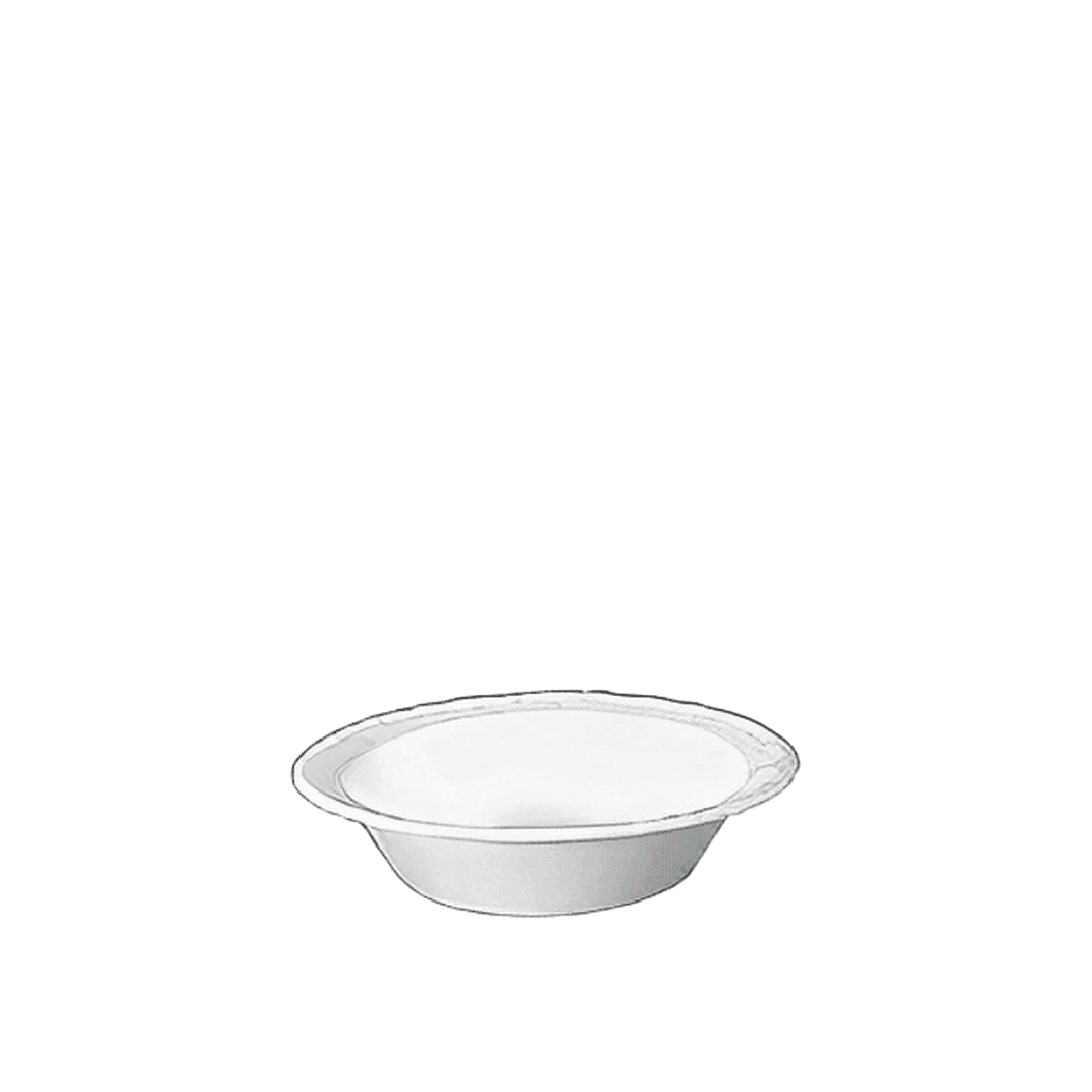 Dart® Quiet Classic® Bowl 4 OZ Polystyrene Foam Beige Round Laminated 1000/Case