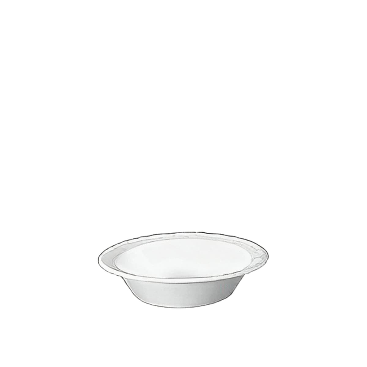 Dart® Quiet Classic® Bowl 4 OZ Polystyrene Foam Beige Round Laminated 1000/Case