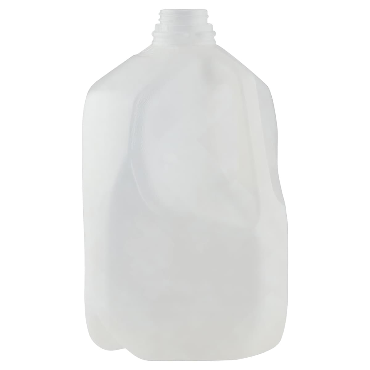 Juice Bottle 1 GAL HDPE Natural Square Plain With Handle 48/Case