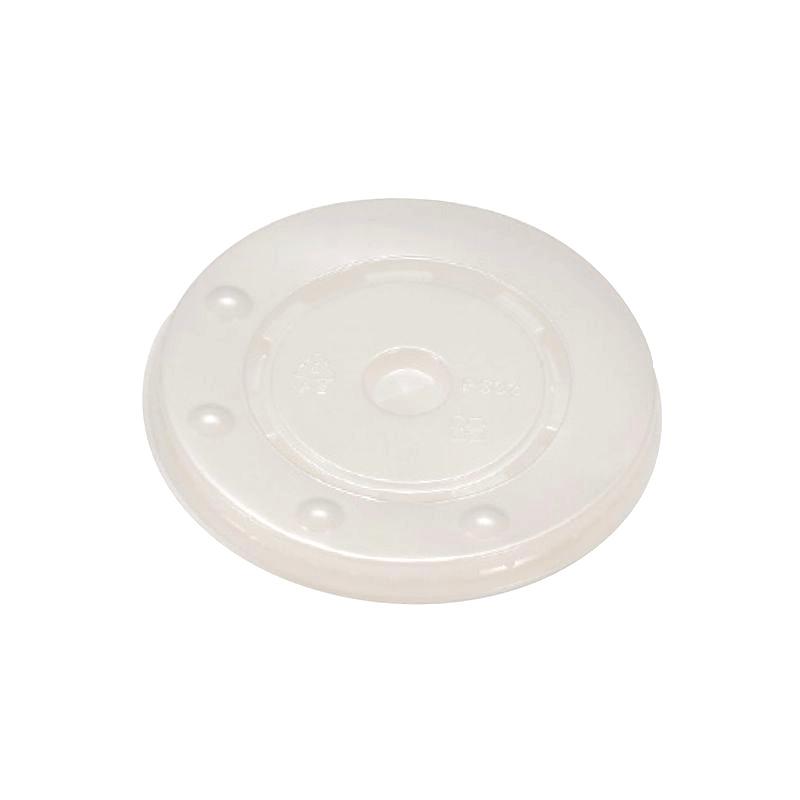 Lid Flat PS Clear For 32 OZ Cold Cup Straw Slot 1000/Case