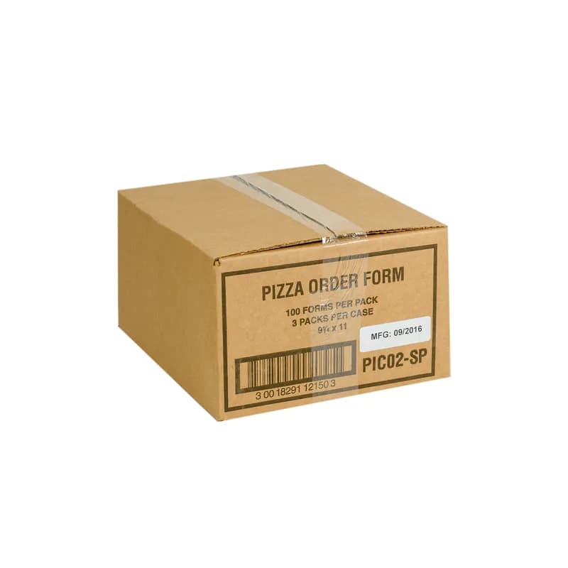 Pizza Delivery Form 9.25X11 IN White 4-Part Large 3000/Case