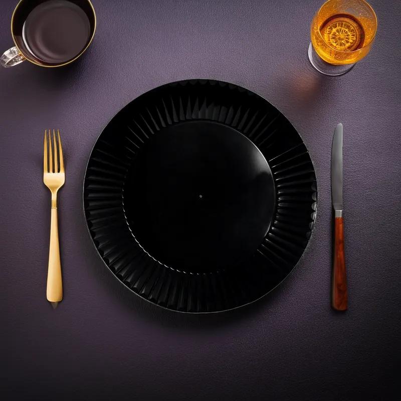 Impact Plate 10 IN Plastic Black 400/Case