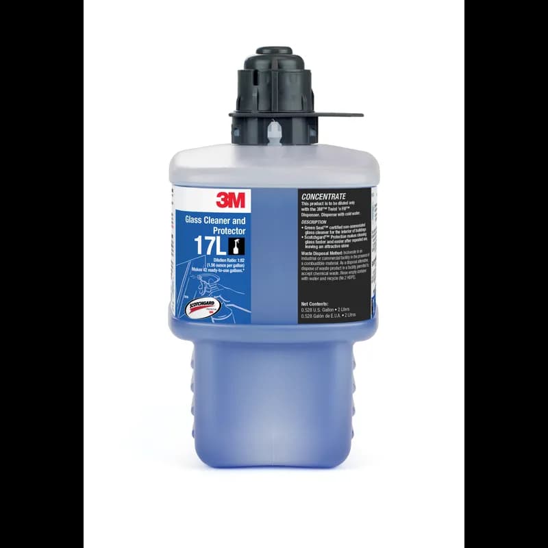 3M™ Twist 'n Fill™ 17L Glass Cleaner 2 L No Rinse 6/Case