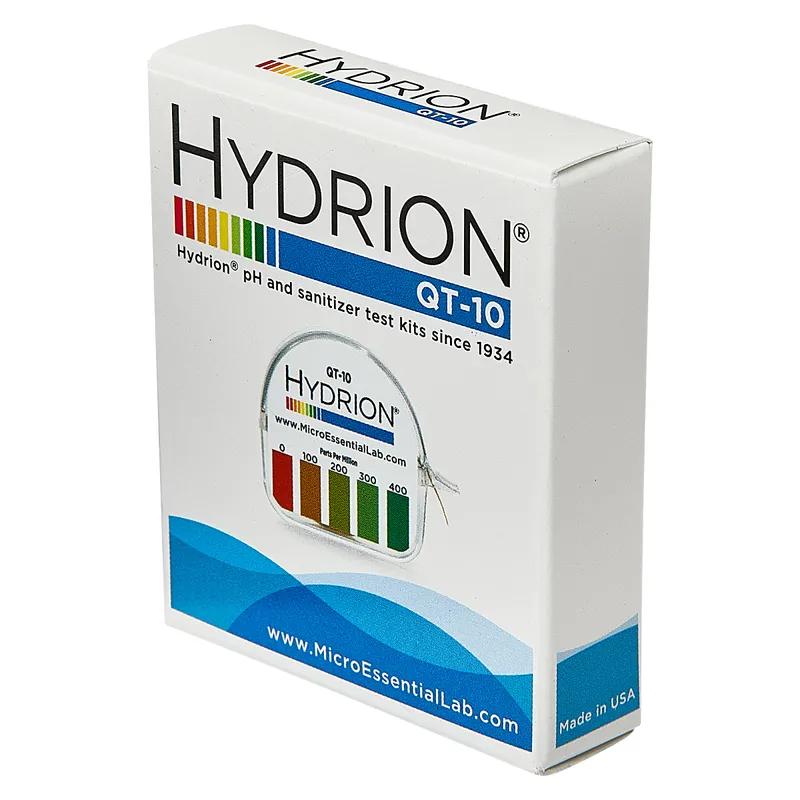 Quaternary pH Test Strips 0-400PPM Kit 120 Count/Pack 10 Packs/Case