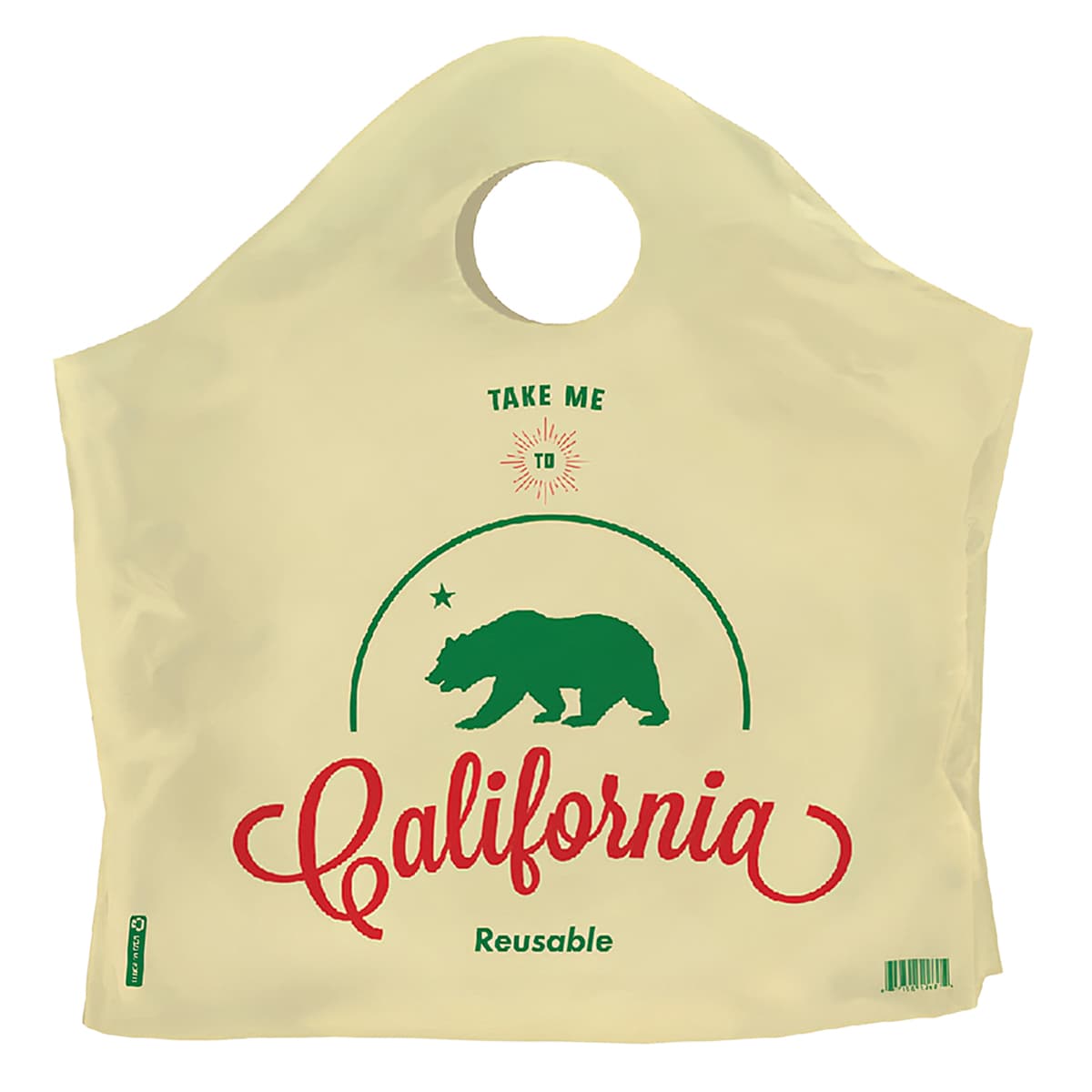 Bag 18X6X20 IN 2.25MIL Ivory Reusable 500/Case