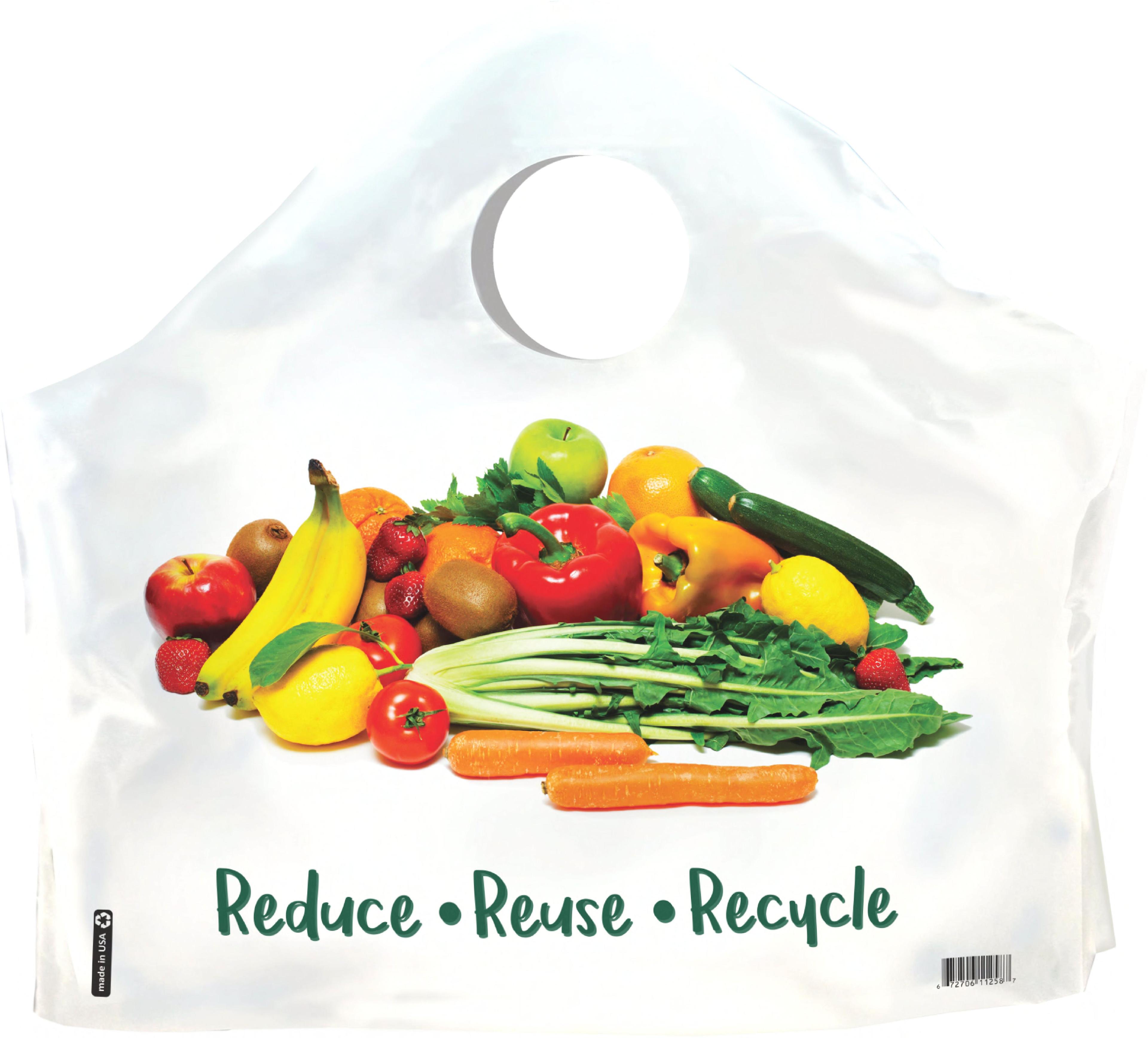 Bag 18X6X18 IN 2.25MIL Veggie Fruit With Wave Top Closure 500/Case