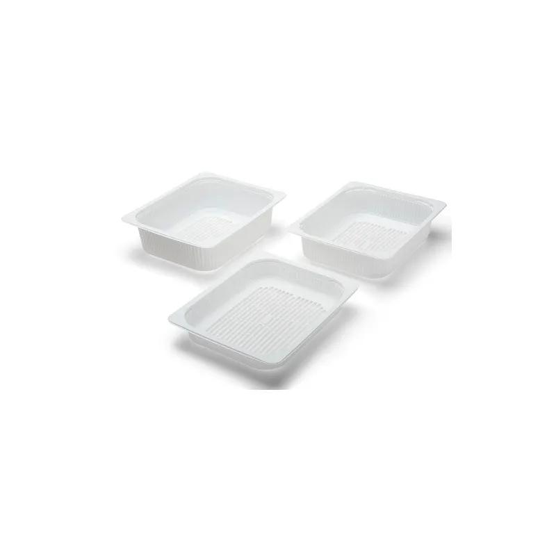 Tray Deep Ribbed White 156/Case