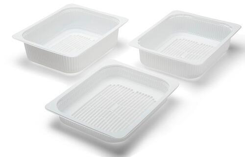 Tray Deep Ribbed White 156/Case