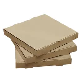 Pizza Box 14X14X1.63 IN Corrugated Cardboard Brown Plain B-Flute 50/Pack