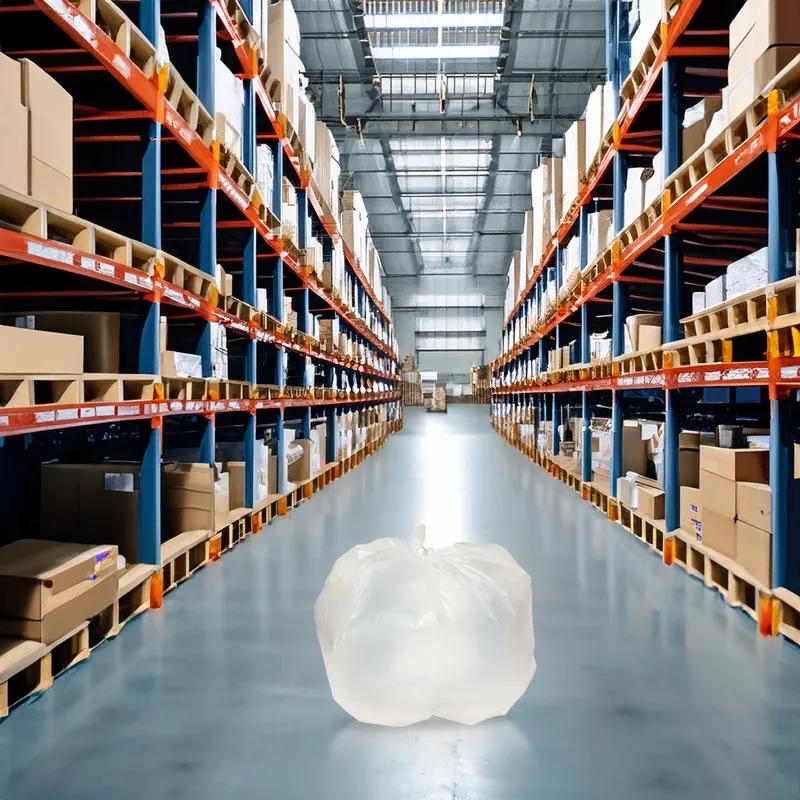 Liner 43X47 IN 56 GAL Clear LDPE 1.5MIL Flat Pack Gusset Seal 100/Case