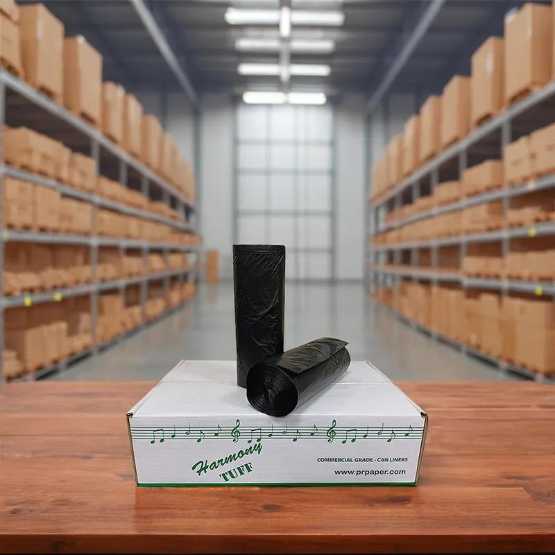 Liner 43X47 IN 56 GAL Black LDPE 1.3MIL Star Seal 100/Case