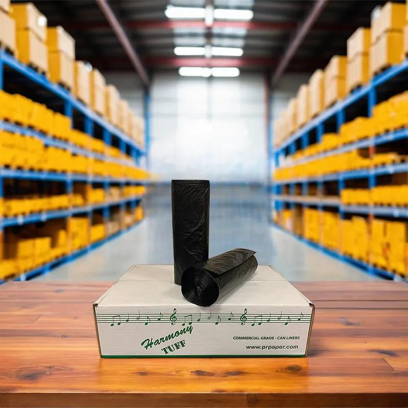 Liner 43X47 IN 56 GAL Black LDPE 1.3MIL Star Seal 100/Case