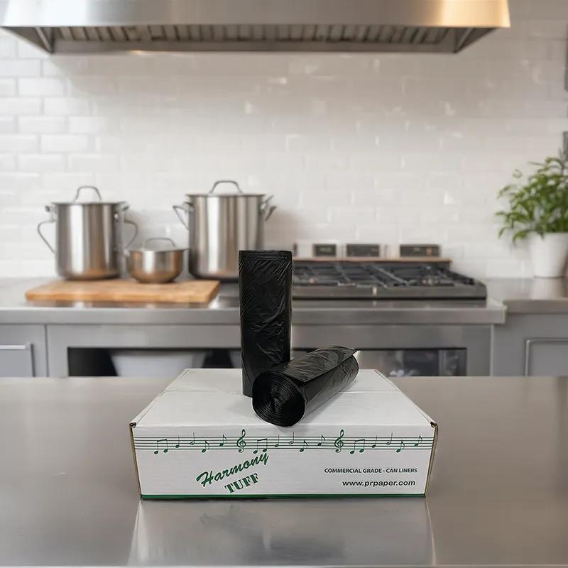 Liner 33X39 IN 33 GAL Black 1MIL Star Seal 250/Case