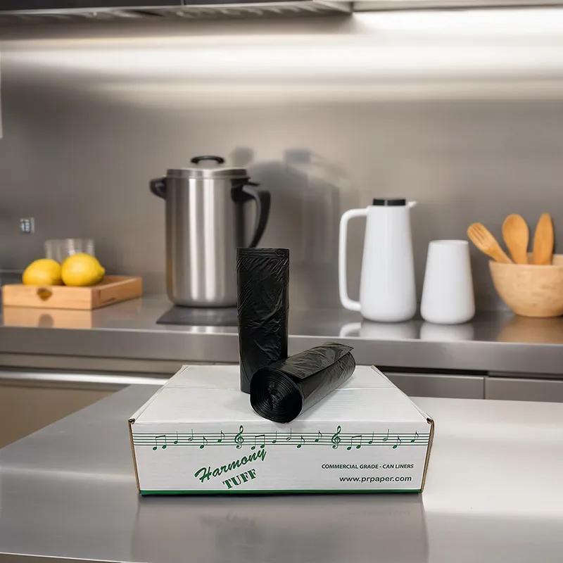 Liner 33X39 IN 33 GAL Black 1MIL Star Seal 250/Case