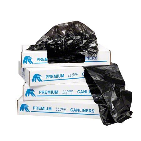 Liner 30X37 IN 33 GAL Black 1.25MIL Star Seal 200/Case