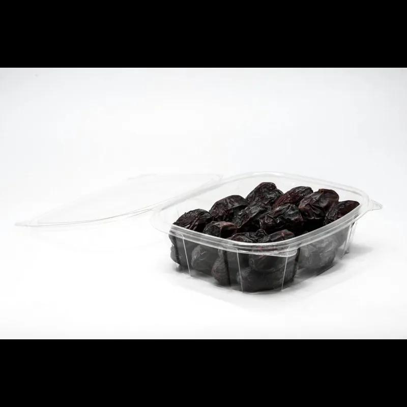 Deli Container Hinged With Flat Lid 24 OZ RPET Clear 100 Count/Pack 2 Packs/Case 200 Count/Case