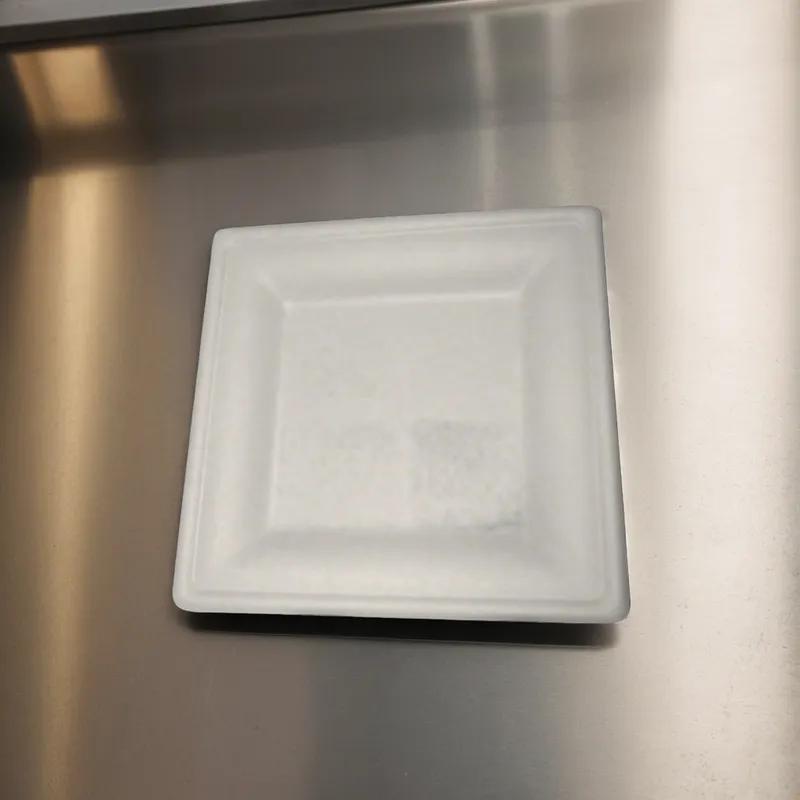 Plate 8 IN Pulp Fiber Square 500/Case