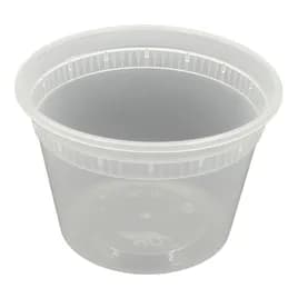 Soup Deli Container 16 OZ Plastic Translucent Heavy Duty 500/Case